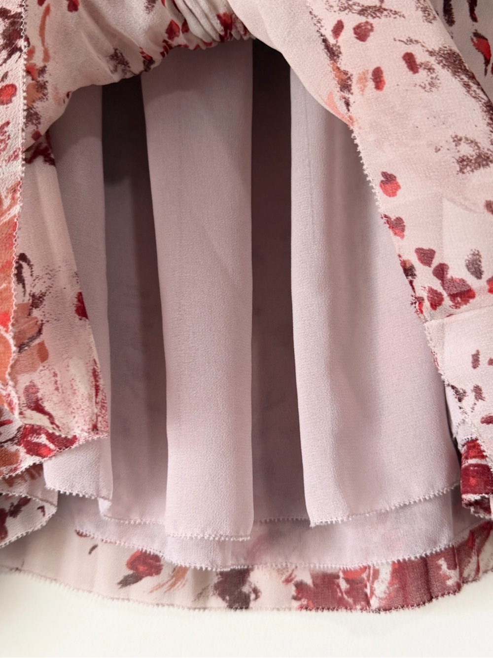 Wilfred Blush Pink Floral Off-Shoulder Peasant Top Aritzia - Picture 7 of 10